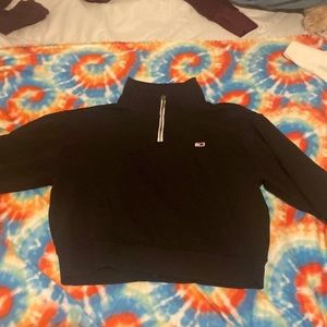 Black tommy zip up